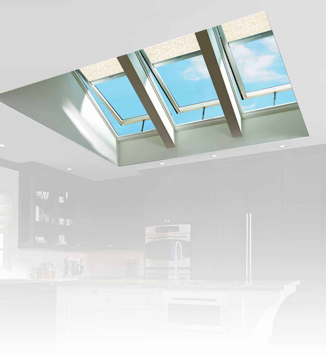 Cool glass skylight