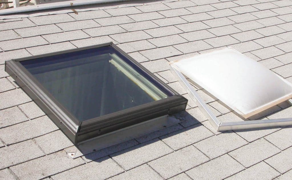 Flush mounted skylight