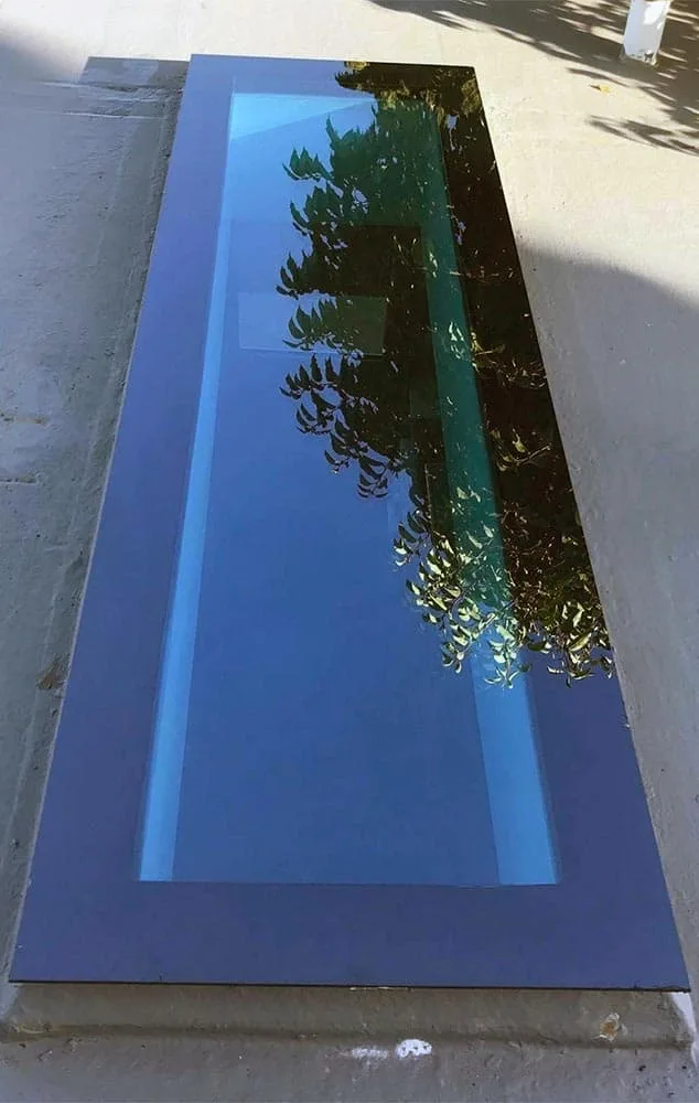 Cool glass skylight