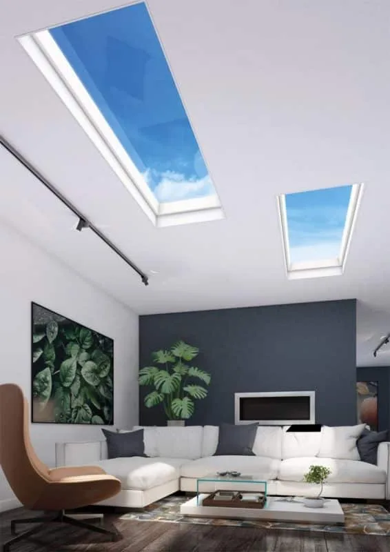 blue skylights